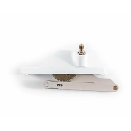 5" White Casement Window Operator (Left SEEN EXT) Truth - OP-045-WHITE