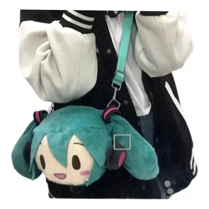 Jextech Bolso De Peluche Hatsune Miku Kawai Regalo Detalle 25cm