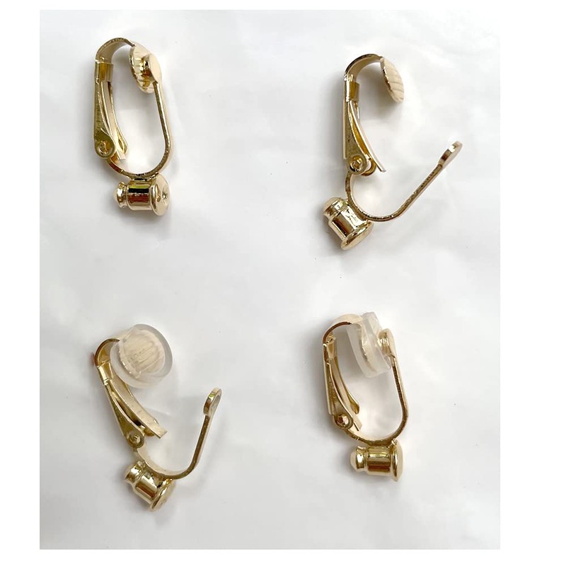 Gzingen Clip-on Earring Converters with Silicon Earring Pads, 40 Pieces