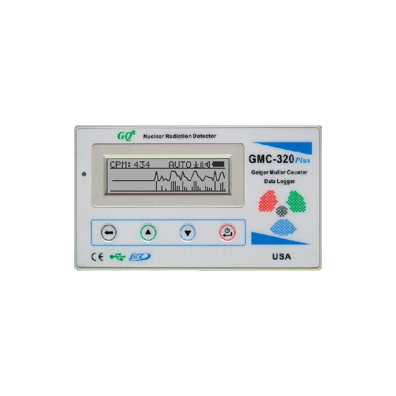 GQ GMC-320Plus Fulfill Nuclear Radiation Detector Meter Test Equipment (Green)