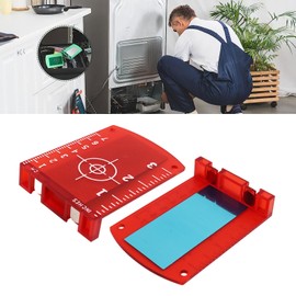 BORDSTRACT Pack of 2 Laser Target Board, High Visibility Magnetic Laser Target Board Made of ABS Plastic for Line Laser