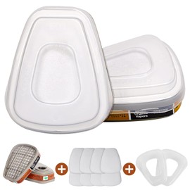 6001 Respirator Replacement Filter Cartridges, Compatible with 6200, 6800 (6001)