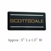 2pcs 1988-1998 Scottsdale Roof Pillar Cab Side Emblem 3D Badge