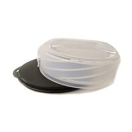 TUPPERWARE Exclusiv Tortentwist schwarz Twist Tortenbehälter Kuchenform Torten