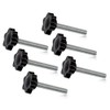 SPEEDWOX Knob Screws, M6 x 40, 6 Pieces, Yawata Screw,