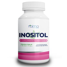 NAIMA Inositol, 200 Cpsulas  Suplemento Alimenticio 100 Puro Ingredientes Naturales, Sin Aditivos  Equilibrio Hormonal y Bienestar Emocional Mujeres  