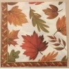 TWO Autumn Fall Leaf Leaves Paper Napkins Decoupage Thanksgiving