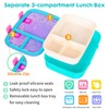 PinkSheep Bento Lunch Boxes for Children, 800 ml BPA-Free Leak-Proof