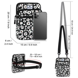 HUA ANGEL Multifunctional Fanny Pack for Men & Women - Lightweight Waterproof Waist Bag with 3 Zip Compartments, Adjustable Shoulder Strap, Perfect for Running, Walking, Sports & Travel