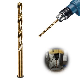 Rennie Tool Company 4-10mm HSS Cobalt Drill Bit Set With Plastic Case - Drill Bits Set of 5 Pieces for Stainless Steel, Aluminium, Hards Metals, Cast Iron, Plastic & Wood
