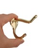 HASWARE 6 PCS Double Prong Robe Hook, Dual Coat Hooks