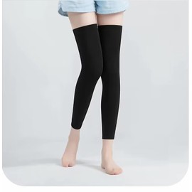 [SAN LIKE] [Gentle on Knees] Knee Warming Supporter, Thin, 100% Cotton, Loose, Thermal, Breathable, One Size Fits Most, Pack of 2, Cold Protection, Exercise, Walking, Standing Work, Injury Prevention