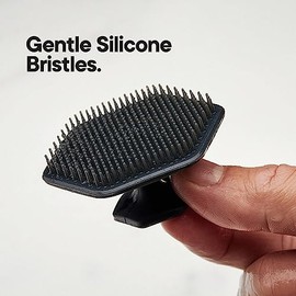 Tooletries - Limpiador facial de silicona para hombres, cepillo para polvo de limpieza facial, limpieza impermeable, cepillos faciales para limpieza y exfoliación (paquete de 3)