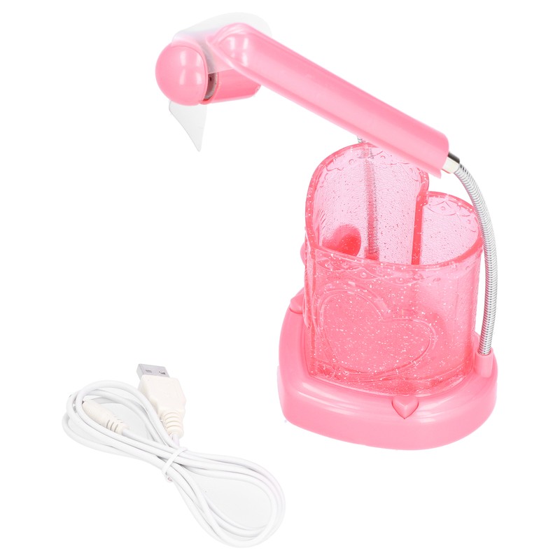 3 in 1 LED Pencil Holder Lamp Multifunction Fan Table