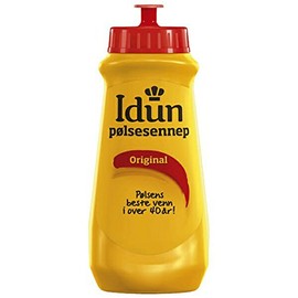 Idun Pølsesennep – Mustard 490g