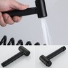 G1/2 Bidet Sprayer Handheld Black Alloy Toilet High Pressure Sprayer