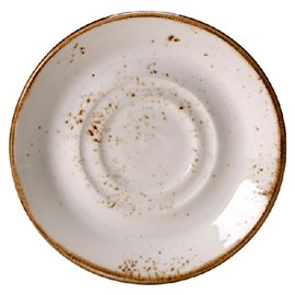 Steelite Craft Double Well Saucer White 14.5cm, Single