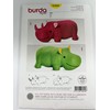 BURDA SEWING PATTERN RHINO OR HIPPO BIG STUFFED ANIMALS FOR
