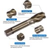 sourcing map Metric Spiral Flute Thread Taps, M20 x 2.5