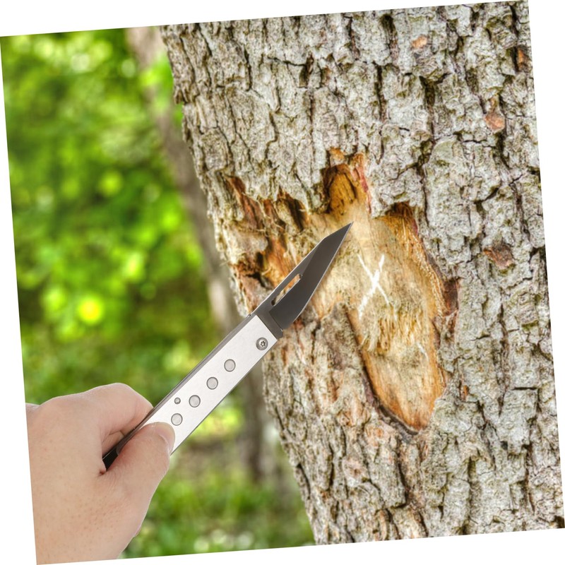 KONTONTY Portable Bark Removal Tool Ergonomic Handle Lightweight Tree Bark