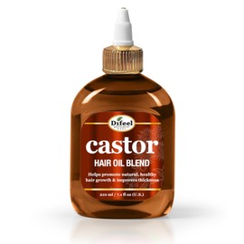 Difeel Aceite para el cabello premium 99% natural - Aceite para el cabello de ricino Pro-Growth 7.1 oz. - Aceite de ricino natural para el crecimiento