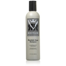 Roffler Men's Barber Salon Mountain Sage Shampoo for Dry Hair, 10.1 Fluid Ounce
