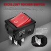 Rocker Switch Red 30 A 250 ~ 4 Pin Installation
