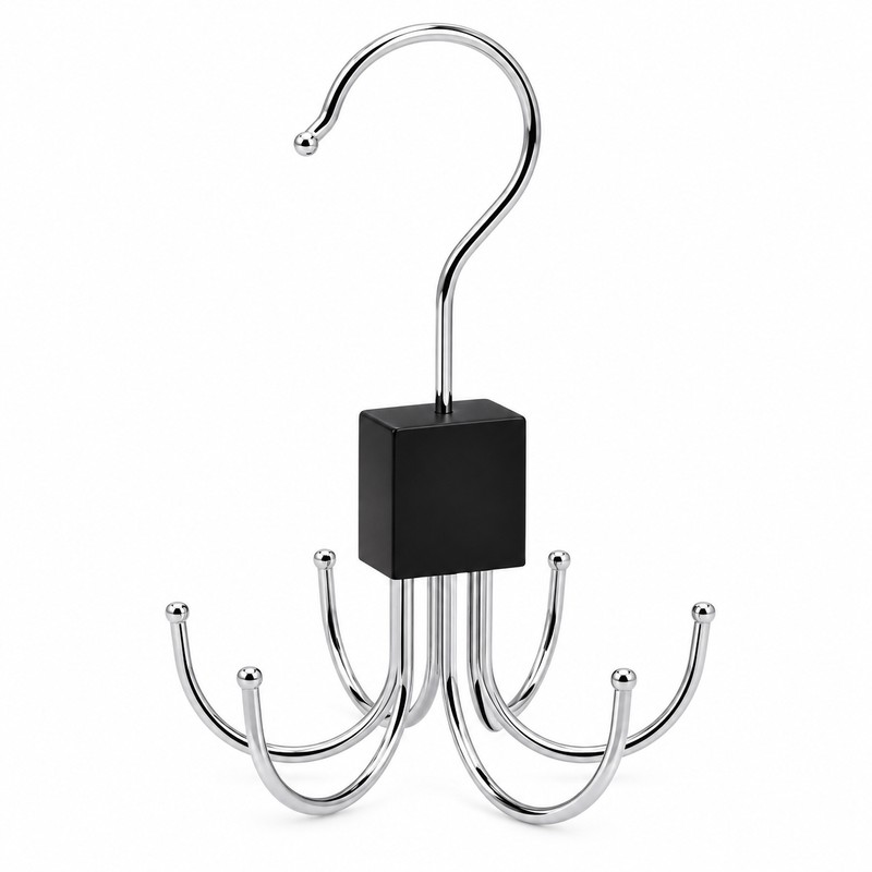 360° Rotating Belt Hanger for Closet Storage – Multi-Use Organizer
