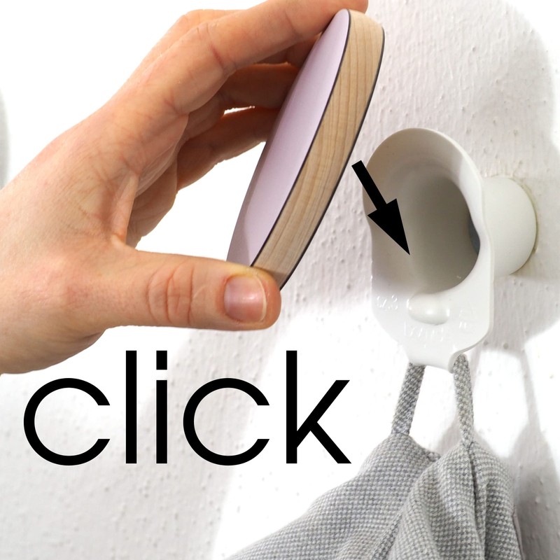 bomidé - Round Wall Hooks in Various Colours (2 x