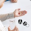Pill Keychain Holder- Small Pill Box Waterproof Pills Fob Organizer