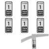 Powallon Class 1 Ebike Sticker 6 pcs 750W Vinyl Label