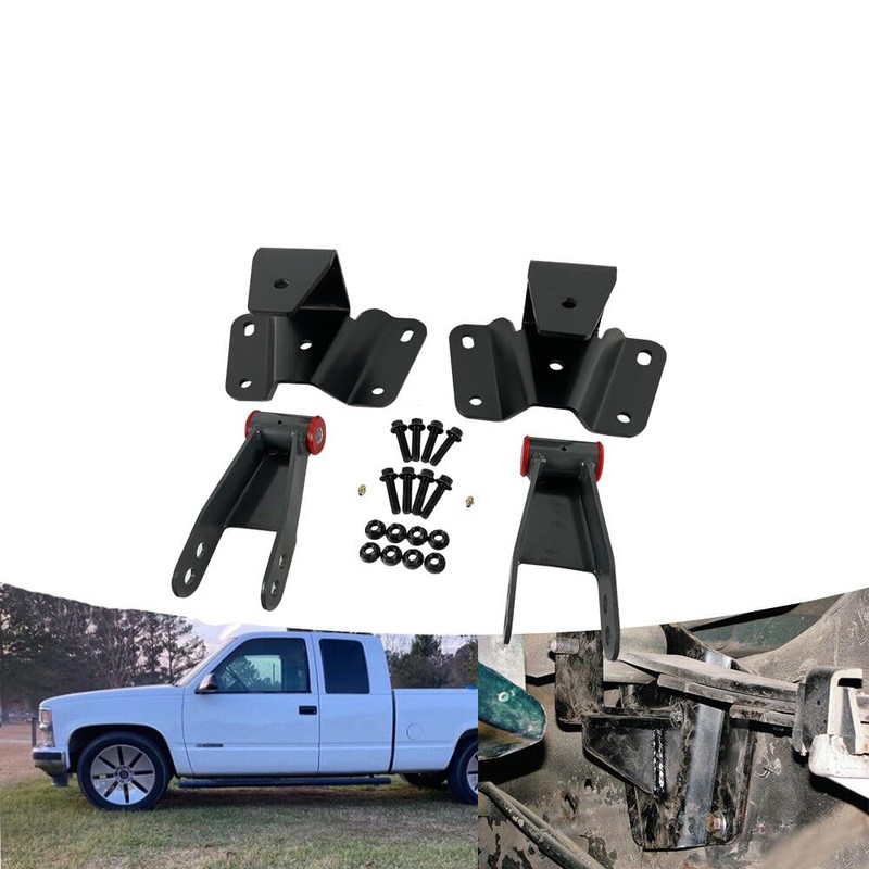 BST BSSP 4" Drop Kit Leveling Lowering Shackles Hangers Kits