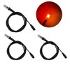 3 Pack Ember Orange Fake Fire Effect Led Lights with