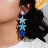 Boho Starfish Shell Seashell Earrings Cute Dangle Drop Earrings Statemnet