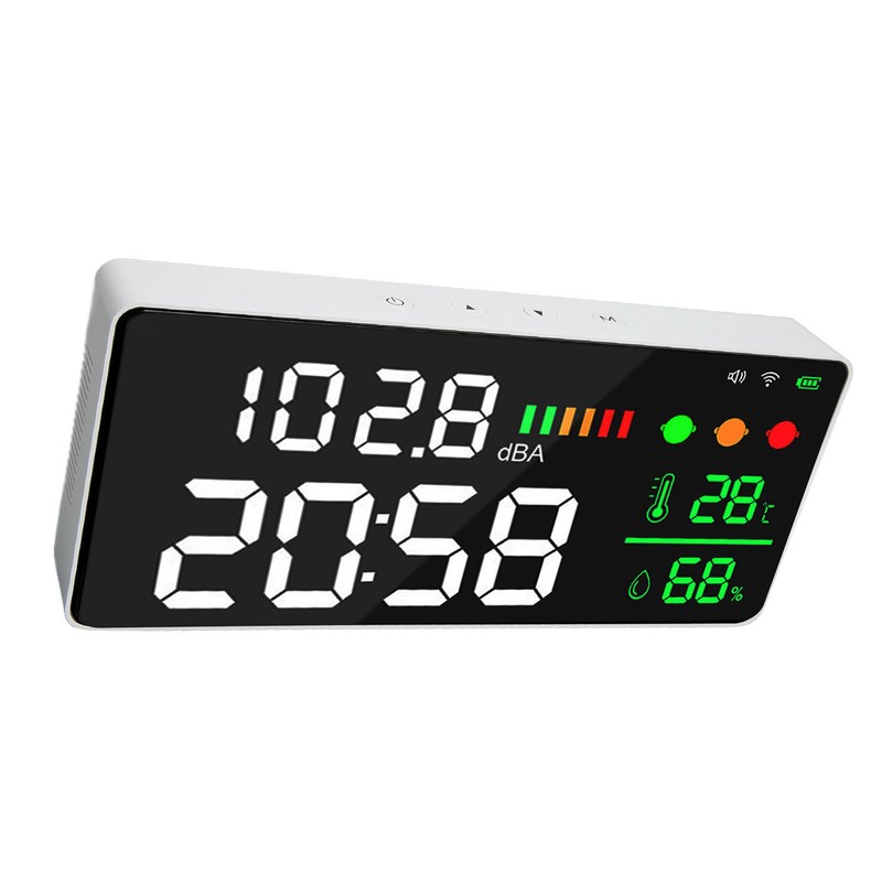 11in Large Screen Decibel Meter WIFI LED Display Temperature Humidity