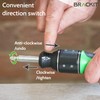 Brackit Premium 2 in 1 Ratchet and Screwdriver with Bits