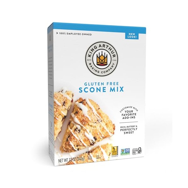 FOXCUP King Arthur Baking Company Gluten-Free Scone Mix 12 oz.,