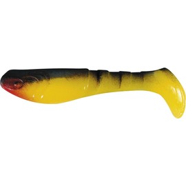 Relax Kopyto 3L Classic 3 Inch Rubber Fish 8 cm Yellow Black Colour Code S061 Set of 10 Soft Bait