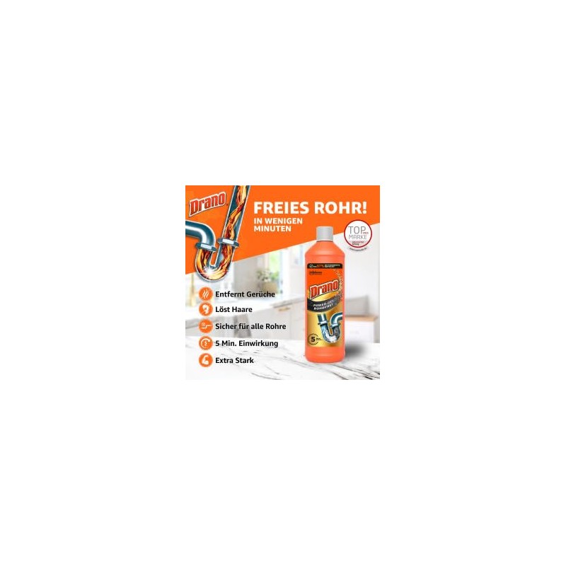 Drano Power Gel Pipe Free Drain Cleaner, Drain Cleaner, Pipe