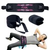 FYGL Hip-Thrust-Belt, Foldable Band for Dumbbells, Kettlebells, Plates - Supports