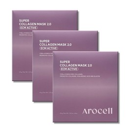 Arocell Super Collagen Mask 2.0 ECM ACTIVE 4 sheets, 3 pieces / 아로셀 슈퍼 콜라겐 마스크 2.0 ECM ACTIVE 4매, 3개