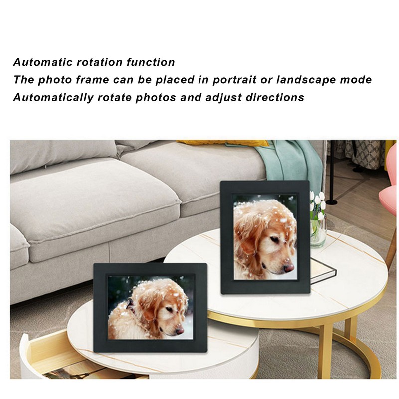 WiFi Digital Photo Frame Multifunction Auto Rotate 16GB Memory Touch