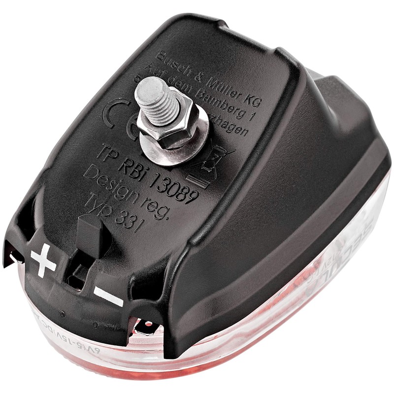 Busch & Müller Secula Rear Bike Light – Black.