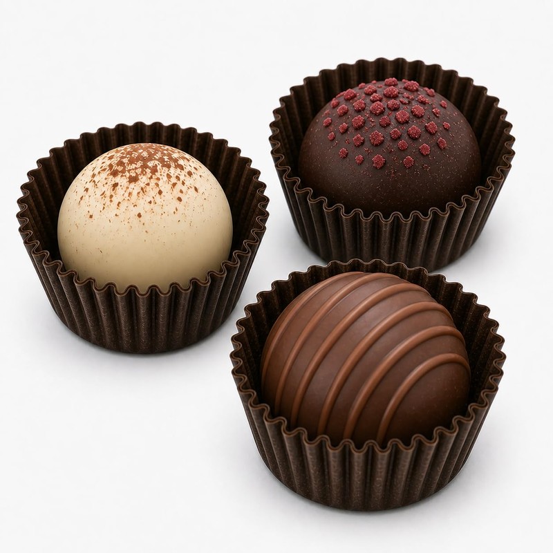 #5 Brown Paper Candy Cup Cups 250 Pack Candy Making