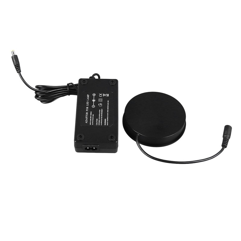 Round LED Bottom Light Industrial Microscope Auxiliary Lamp Adjustable Power