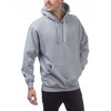 Pro Club Men's Heavyweight Pullover Hoodie (13oz), Heather Gray, Medium