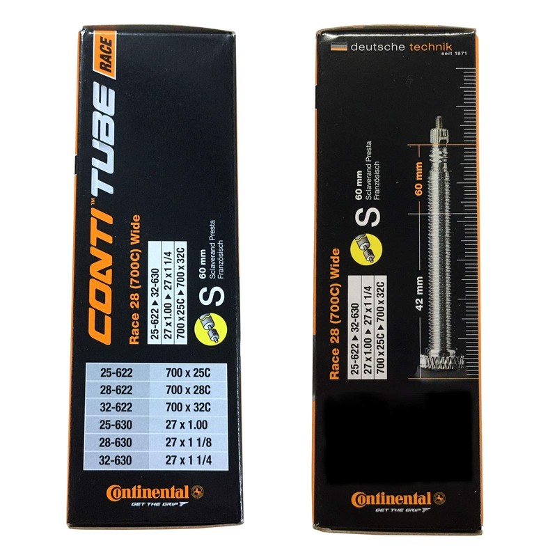 Continental Race 28 700 x 25-32c Road Bike Inner Tubes