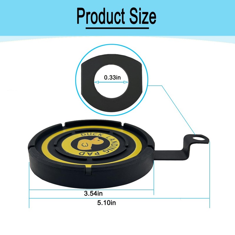 Duck Landing Pad for Jeep,Side Mirror Duck Holder Compatible with