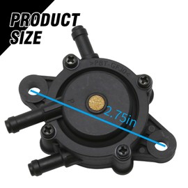 SYOWADA 3Pcs 24 393 16-S Fuel Pump Replacement For Kohler 17HP-25HP Replacement for BS 491922 808656 Replacement for John Deree LG808656 M138498 Lawn Mower Tractor