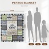 Pertos Religious Gifts Blanket Christian Bible Verse Throw Blanket